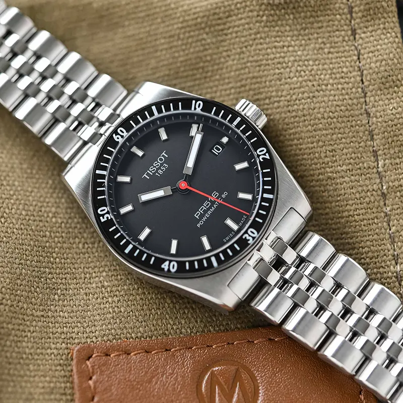 Tissot PR516 Powermatic 80 T149.407.11.051.00 Men's Black Dial Watch